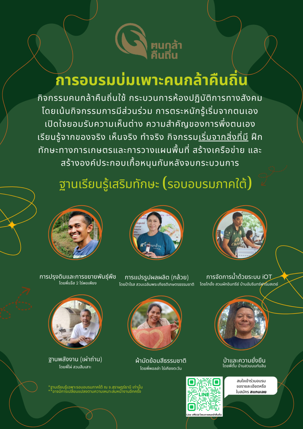 ฐานเรียนรู้ รอบอบรมภาคใต้ S11 รอบที่ 1